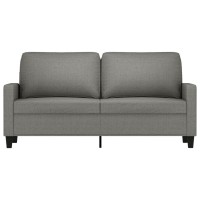 vidaXL 2-Seater Sofa Dark Gray 55.1