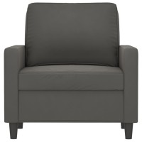 Vidaxl Sofa Chair Dark Gray 23.6 Velvet