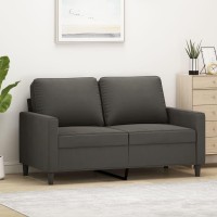 vidaXL 2-Seater Sofa Dark Gray 47.2