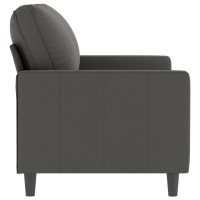 vidaXL 2-Seater Sofa Dark Gray 47.2