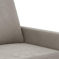 vidaXL 3-Seater Sofa Light Gray 70.9