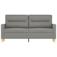 vidaXL 2-Seater Sofa Dark Gray 55.1