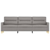 vidaXL 3-Seater Sofa Light Gray 82.7