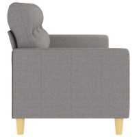 vidaXL 3-Seater Sofa Light Gray 82.7