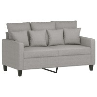 vidaXL 2-Seater Sofa Light Gray 47.2