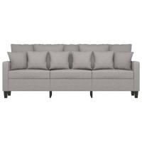 vidaXL 3-Seater Sofa Light Gray 70.9