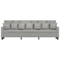 Vidaxl 3-Seater Sofa Light Gray 82.7 Fabric