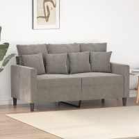 vidaXL 2-Seater Sofa Light Gray 47.2