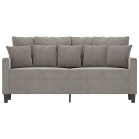 Vidaxl 2-Seater Sofa Light Gray 55.1 Velvet