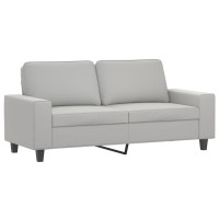 vidaXL 2-Seater Sofa Light Gray 55.1