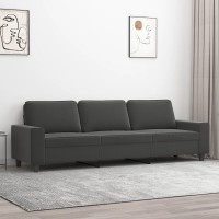 vidaXL 3-Seater Sofa Dark Gray 82.7