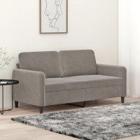 Vidaxl 2-Seater Sofa Light Gray 55.1 Velvet