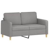 vidaXL 2-Seater Sofa Light Gray 47.2