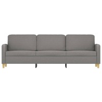 vidaXL 3-Seater Sofa Dark Gray 82.7