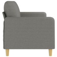 vidaXL 3-Seater Sofa Dark Gray 82.7