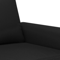 vidaXL 2-Seater Sofa Black 55.1