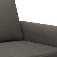 vidaXL 3-Seater Sofa Dark Gray 70.9