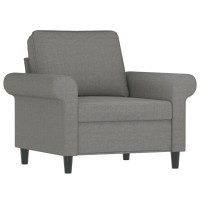 Vidaxl Sofa Chair Dark Gray 23.6 Fabric