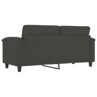 vidaXL 2-Seater Sofa Dark Gray 55.1