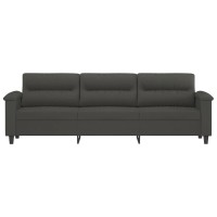 vidaXL 3-Seater Sofa Dark Gray 82.7