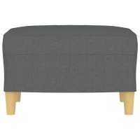 Vidaxl Footstool Dark Gray 23.6X19.7X16.1 Fabric