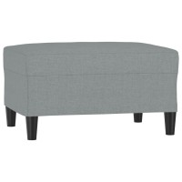 vidaXL Footstool Light Gray 27.6