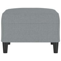 vidaXL Footstool Light Gray 27.6