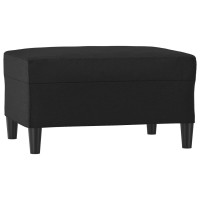 vidaXL Footstool Black 27.6