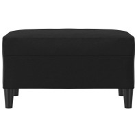 vidaXL Footstool Black 27.6