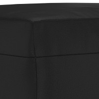 vidaXL Footstool Black 27.6