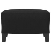 Vidaxl Footstool Black 23.6X19.7X16.1 Faux Leather