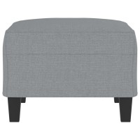 vidaXL Footstool Light Gray 27.6