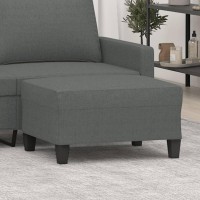 vidaXL Footstool Dark Gray 27.6