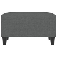 vidaXL Footstool Dark Gray 27.6