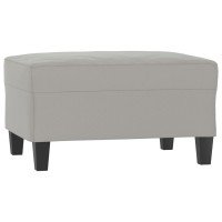 vidaXL Footstool Light Gray 27.6