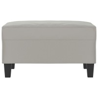 vidaXL Footstool Light Gray 27.6