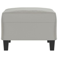 vidaXL Footstool Light Gray 27.6