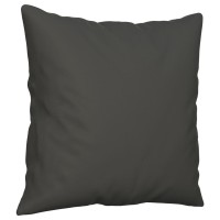 vidaXL Throw Pillows 2 pcs Dark Gray 15.7