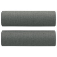 vidaXL Throw Pillows 2 pcs Dark Gray 脴5.9