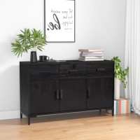 vidaXL Sideboard Black 43.3