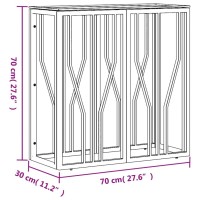 vidaXL Console Table 27.6