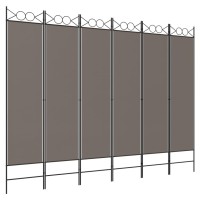 Vidaxl 6-Panel Room Divider Anthracite 94.5X78.7 Fabric