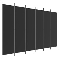Vidaxl 6-Panel Room Divider Black 118.1X78.7 Fabric