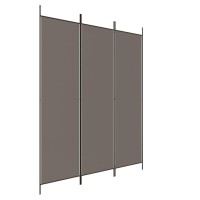 Vidaxl 3-Panel Room Divider Anthracite 59.1X86.6 Fabric