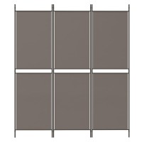 Vidaxl 3-Panel Room Divider Anthracite 59.1X70.9 Fabric