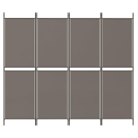 Vidaxl 4-Panel Room Divider Anthracite 78.7X70.9 Fabric