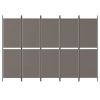 Vidaxl 5-Panel Room Divider Anthracite 98.4X70.9 Fabric