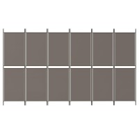 Vidaxl 6-Panel Room Divider Anthracite 118.1X70.9 Fabric