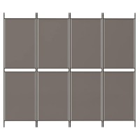 Vidaxl 4-Panel Room Divider Anthracite 78.7X78.7 Fabric