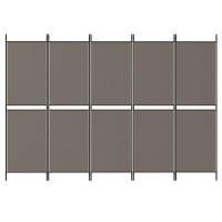 Vidaxl 5-Panel Room Divider Anthracite 98.4X78.7 Fabric